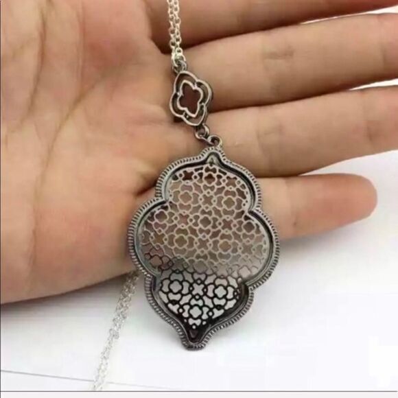 Moroccan‎  Filigree  Necklace - Picture 3 of 10